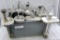 Server Products Inc. condiment pump and different attachments. Measure 14'', items have some rust