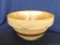 RRP Co. Roseville Ohio, marked 305 pottery mixing bowl. Bowl has some cracks on interior, but is
