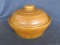 Monmouth Ovenproof Covered Stoneware. Dish is in like new condition, measures 9 1/2'' dia x 6 1/2''