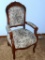 Located at alternate address in Prentice. Carved antique chair is a nice smaller size. Chair is