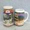 Two different Miller High Life Beer mugs. Both are in good shape, tallest mug measures 7''