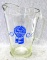 Pabst Blue Ribbon glass beer pitcher. Dish is in very good condition, measures about 9'' tall. Has a