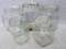 Great large glass containers. Great for bulk foods or cookies! One container has top, others do not.