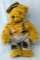 Hermann Teddy Original teddy bear with 100% mohair pile and soundbox inside that works. About 16