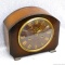 Smiths Enfield made in England key wound clock. Measures 9'' x 8'' x 4''. Comes with the key,