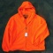 Blaze orange men's size 2XL fleece sweatshirt is in very good condition.