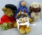 Handcrafted teddy bear made in Michigan, cute little pilot teddy, Ganz Heritage Collection bear, and