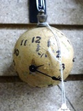 Intriguing clock with key is approx. 8