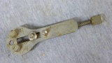 HR 2214 watchmakers-horologist-clockmakers watch case back opener tool is marked Germany. Measures