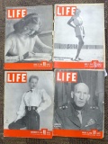 Vintage Life magazines from 1945 (March and Nov) and 1946 (April and June). Nov and April in better