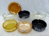Collection of ashtrays up to 5-1/2