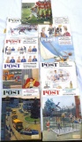 The Saturday Evening Post colored magazines, issues date to the year 1959. Magazines are in decent