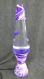 Groovy purple lava lamp, quick flashback to the past. Stands 16 1/2'' tall. Works