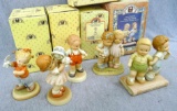 Five Memories of Yesterday Mabel Lucie Atwell figurines incl Having a Good Ole Laugh, It's The