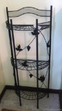 Located at alternate address in Prentice. Very cute metal plant stand, measures 45'' x 9''