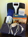 Located at alternate address in Prentice. Home health automatic inflation blood pressure monitor,