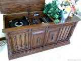 Located at alternate address in Prentice. Very retro Zenith Allegro sound system record cabinet with