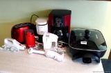 Located at alternate address in Prentice. Kitchen appliances incl. Oster toaster, Braun coffee