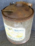 Empire Galvanized Family Oil Can. Neat vintage piece measures 9'' x 6''