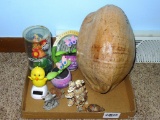 Located at alternate address in Prentice. Coconut souvenir from Hawaii in 1998 measures approx. 11