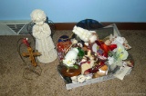 Located at alternate address in Prentice. Knick knacks and wall hangings including stained glass