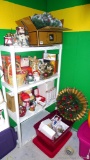 Located at alternate address in Prentice. Nice variety of Christmas items including snowmen,