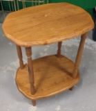 Located at alternate address in Prentice. Sturdy little side table stands 2' tall and is in good
