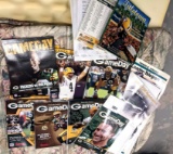 Located at alternate address in Prentice. Collection of Green Bay Packer game day programs from 2003