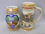 Ceramarte Stroh's Beer Mug and Heilman's Old Style Beer mug. Both mugs are in nice condition,