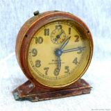 Antique Westclox Baby Ben De Luxe alarm clock was made by Western Clock Co. of La Salle ILL USA.
