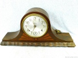 Seller notes that this Sessions mantle clock has a mechanical movement that was put in the electric