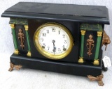 Session No. 639 eight-day half-hour strike cathedral gong mantle clock is about 15