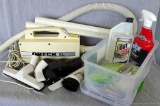 Oreck XL portable vacuum is handy for cleaning vehicles or stairs with attachments and extensions.