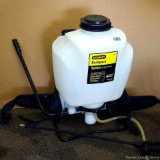 4 gallon Stanley Professional backpack sprayer is great for ice melt, weed and pest control, and