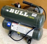 Rol-Air The Bull Model MK-246 2 hp air compressor. Runs, cycles and builds pressure.