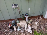Located at alternate address in Prentice. Nice collection of yard decorations incl 16