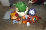Located at alternate address in Prentice. Cute outdoor decorations and gardening equipment. Incl.