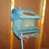 Located at alternate address in Prentice. Elevated metal bird house. In decent condition, with some