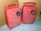 Mirax boat gas containers. Both 6 gallons, in good shape. Measure 20'' x 12'' x 8''