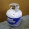 20 lb. Blue Rhino propane tank feels empty, but is in good condition.