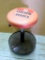Adjustable height rolling shop stool