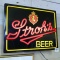 Stroh's Beer light up sign. Very nice shape and in working condition. Measures 20'' x 16'' x 5''