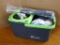 Simpli Magic spin mop cleaning kit - as new. Bucket measures 10
