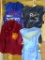 Vintage trap shooting jacket and three vests. Items belonged to Bob, vests have the sponsors on the
