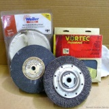 Weiler, Vortec and other buffing wheels, plus an 8