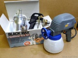 Sandborn Black Max Commercial paint spray gun, appears new in box. Electric paint and stain sprayer
