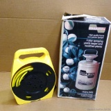 Chapin 2 gallon pressure sprayer and a retractable extension cord