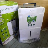 Soleusair 70 pint dehumidifier. New in packaging, untested. Measures 24'' x 15'' x 11'', comes with