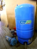 Well X Trol water pressure tank, water filter, Red Jacket water products control box, and copper