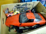Large Corvette model car still in progress with its pieces measures 21'' long, along with Kellogg's